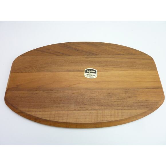 Vintage Wooden Cheeseboard Floral Ceramic Tile Cheese Board Dolphin Teakwood - Picture 4 of 5